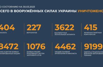 Брифинг Минобороны РФ от 30.03.2023