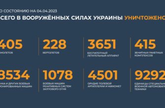 Брифинг Минобороны РФ от 4.04.2023